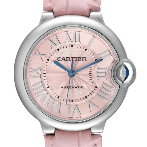 cartier ballon bleu pink dial|CRWJBB0033 .